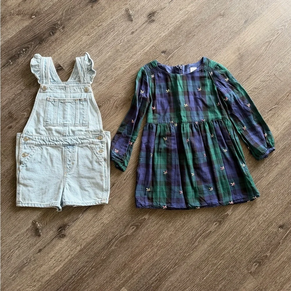 GAP Light Blue Denim Overalls